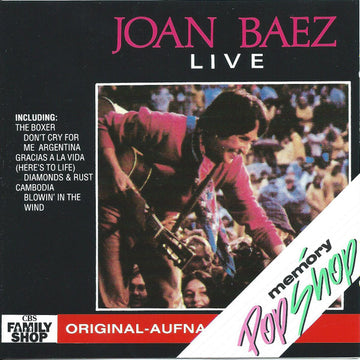 Joan Baez : Live (CD, Album)