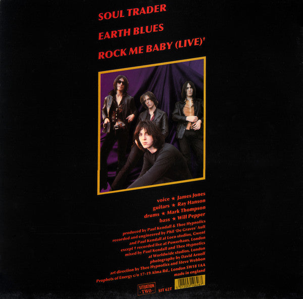 Thee Hypnotics : Soul Trader (12", Single)