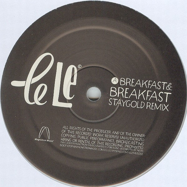 Le Le (2) : Breakfast (12", Whi)