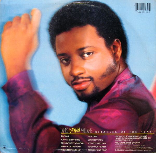 James "D-Train" Williams : Miracles Of The Heart (LP, Album)