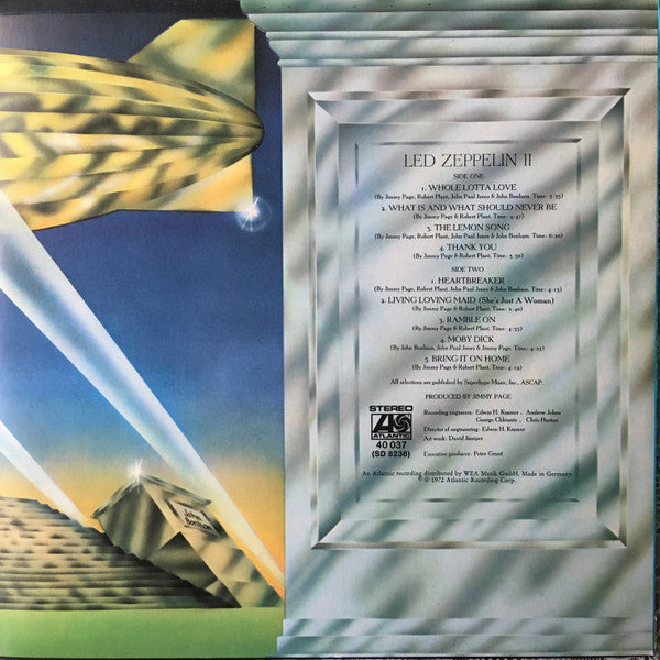 Led Zeppelin : Led Zeppelin II (LP, Album, RE, Gat)