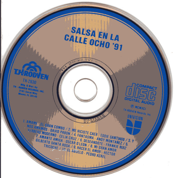 Various : Salsa En La Calle 8 '91 (CD, Comp)