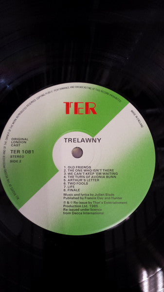 Julian Slade : Trelawny - Original London Cast Recording (LP, RE)