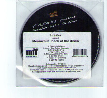 Freaks : Meanwhile, Back At The Disco... (CD, Album, Promo)