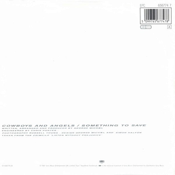 George Michael : Cowboys And Angels (7", Single)