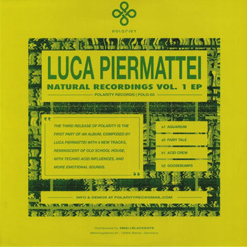 Luca Piermattei : Natural Recordings Vol.1  (12", EP, W/Lbl, Han)