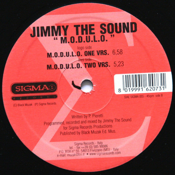 Jimmy The Sound : M.O.D.U.L.O. (12")