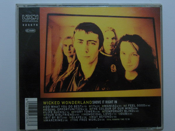 Wicked Wonderland : Shove It Right In (CD, Album)