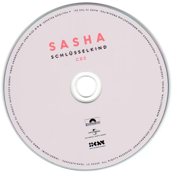 Sasha (5) : Schlüsselkind (2xCD, Album, Dlx)