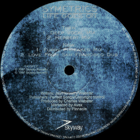 Symetrics : Life Goes On (12", Single)