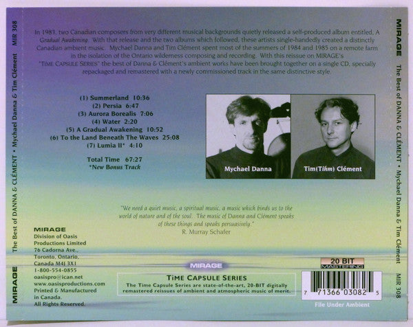 Danna & Clement : The Best Of Danna & Clement (CD, Comp, RM, 20 )