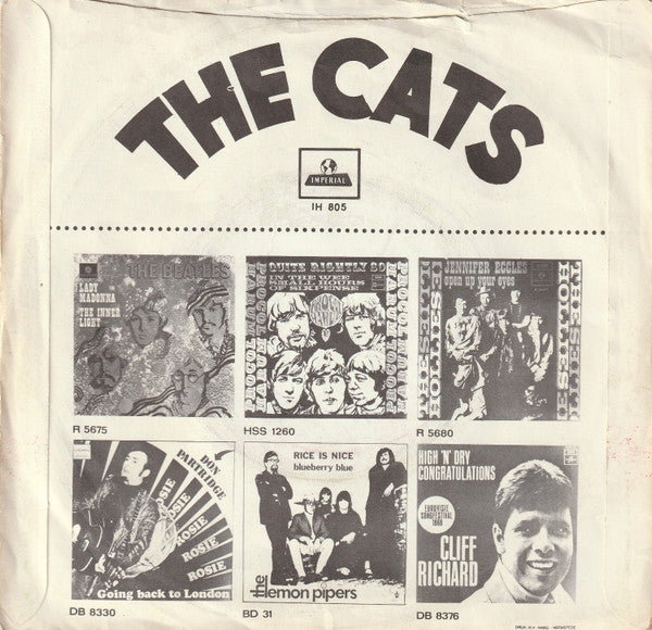 The Cats : Times Were When / I Like The Way (7", Single, Bla)