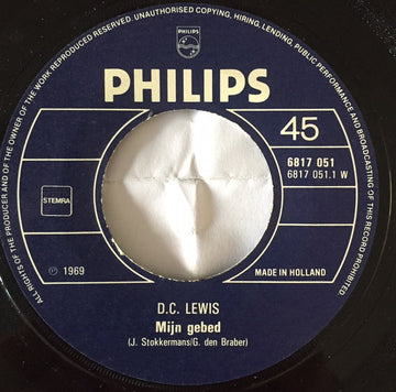 D.C. Lewis, Louis Neefs : Mijn Gebed / Margrietje (7", Single, RE)