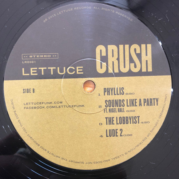 Lettuce (3) : Crush (2xLP, Album, RE)