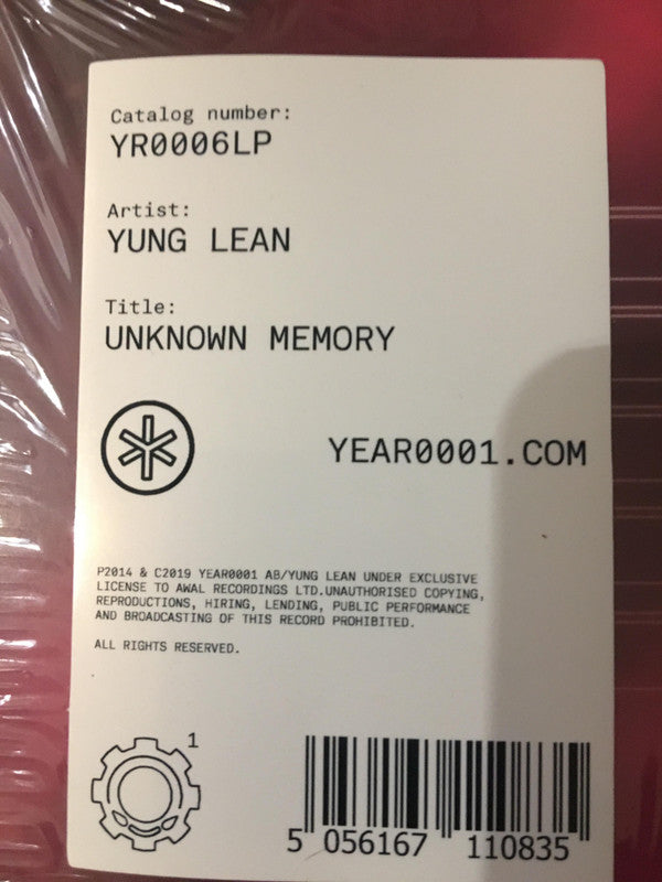Yung Lean : Unknown Memory (LP, Album, Ltd, RE, Mag)