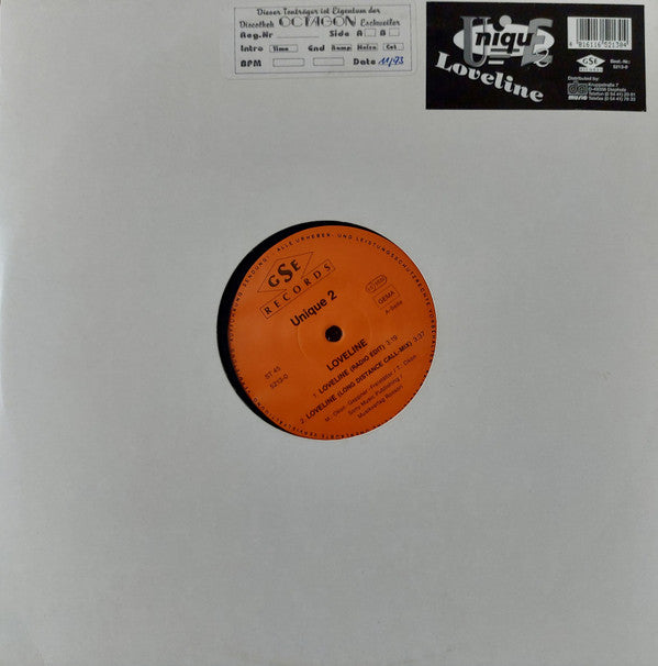 Unique II : Loveline (12")