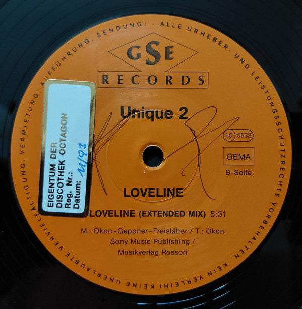 Unique II : Loveline (12")
