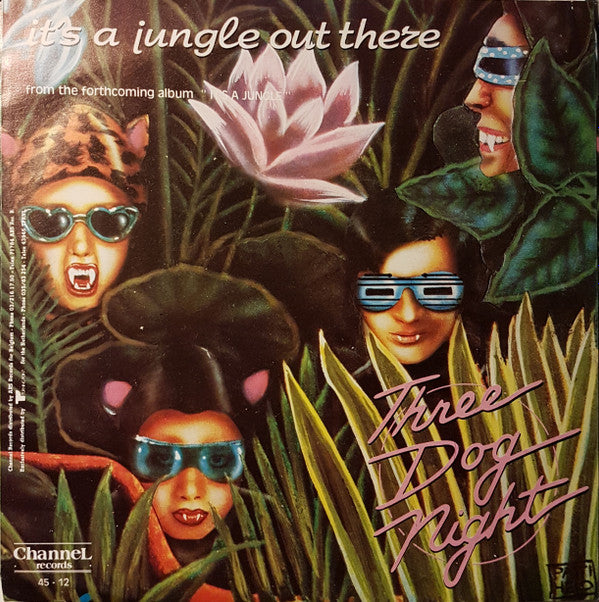Three Dog Night : It's A Jungle Out There (7", Single)