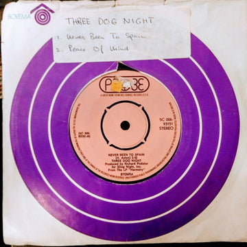 Three Dog Night : Never Been To Spain (7", Single)