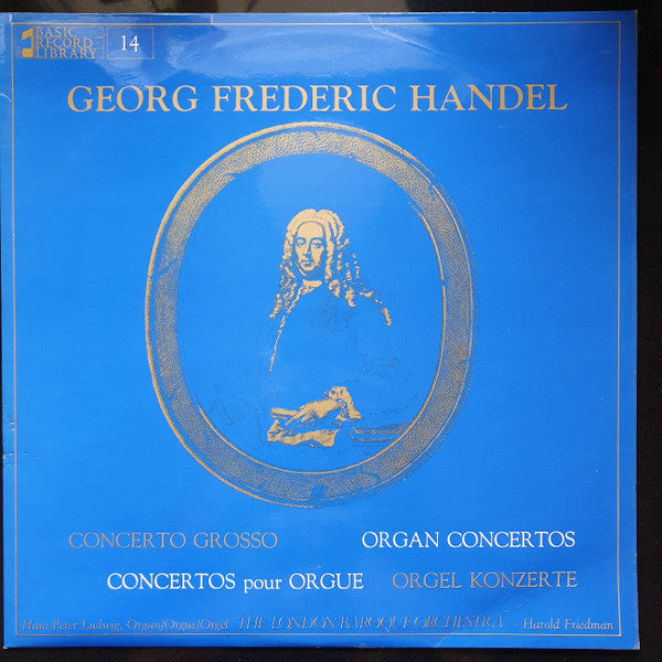 Georg Friedrich Händel, Hans-Peter Ludwig, The London Baroque Orchestra : Georg Friedrich Handel (LP, Album)