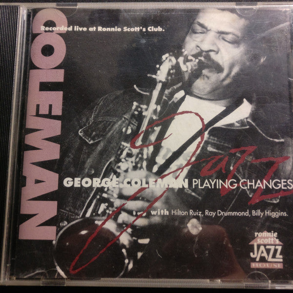 George Coleman : Playing Changes (CD, Album)