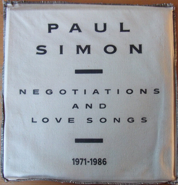 Paul Simon : Negotiations And Love Songs (1971-1986) (2xLP, Comp, Promo)