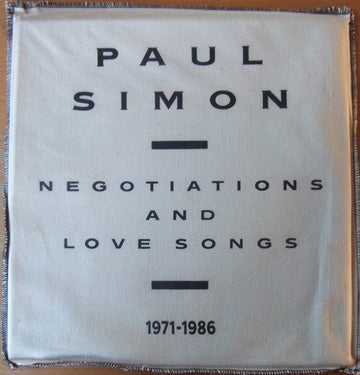 Paul Simon : Negotiations And Love Songs (1971-1986) (2xLP, Comp, Promo)