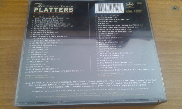 The Platters : The Magic Touch - Platters Anthology (2xCD, Comp)