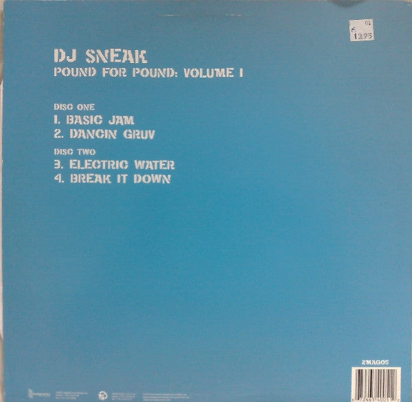 DJ Sneak : Pound For Pound Volume 1 (2x12")