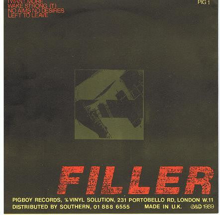 Filler : No Aims No Desires (7")