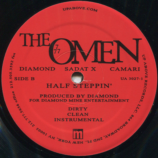 The Omen (4) Feat. Sadat X & Kamari : It's Our World / Half Steppin' (12")