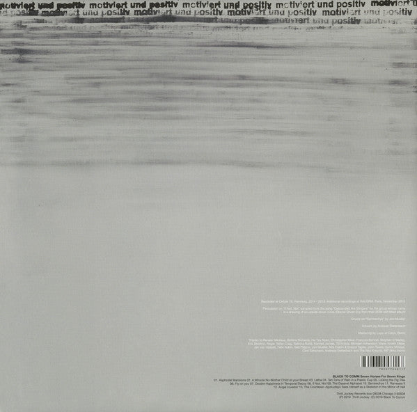 Black To Comm : Seven Horses For Seven Kings (2xLP, Album, Ltd, Gre)