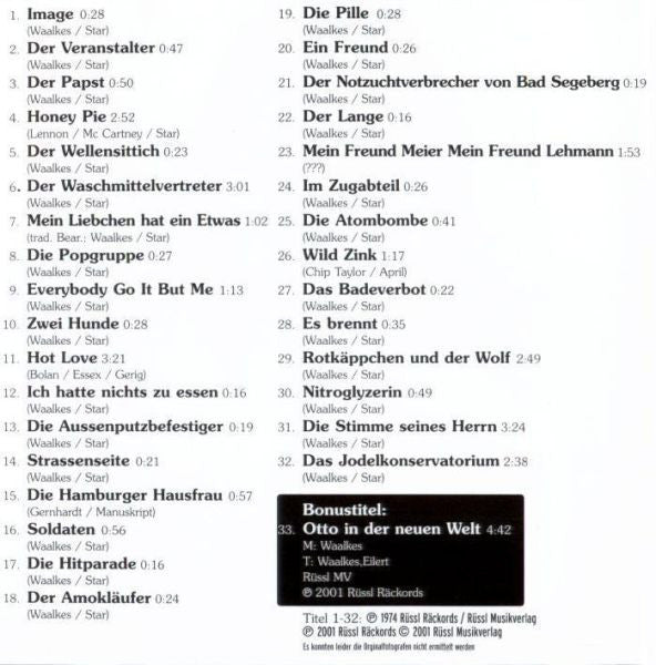 Otto Waalkes : (Die Zweite) (CD, Album, RE)