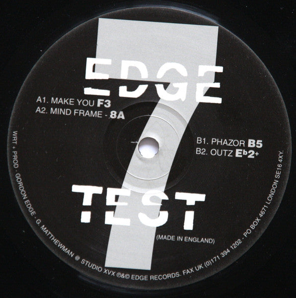 DJ Edge : Make You (12")