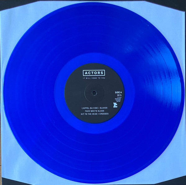 ACTORS : It Will Come To You (LP, Album, Ltd, RP, Blu)