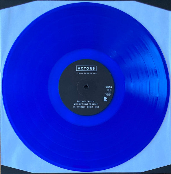 ACTORS : It Will Come To You (LP, Album, Ltd, RP, Blu)