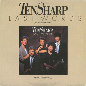 Ten Sharp : Last Words (12", Maxi)