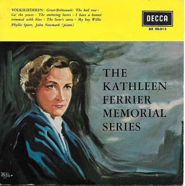 Kathleen Ferrier : The Kathleen Ferrier Memorial Series - British Folksongs (7", EP)