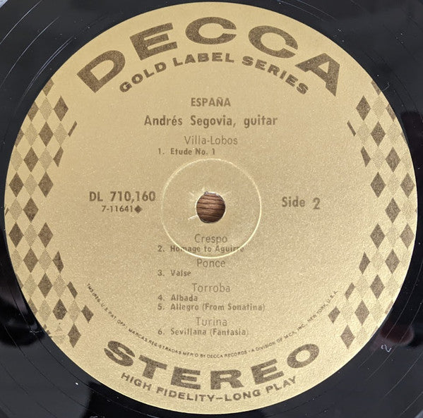 Andrés Segovia : España (LP)