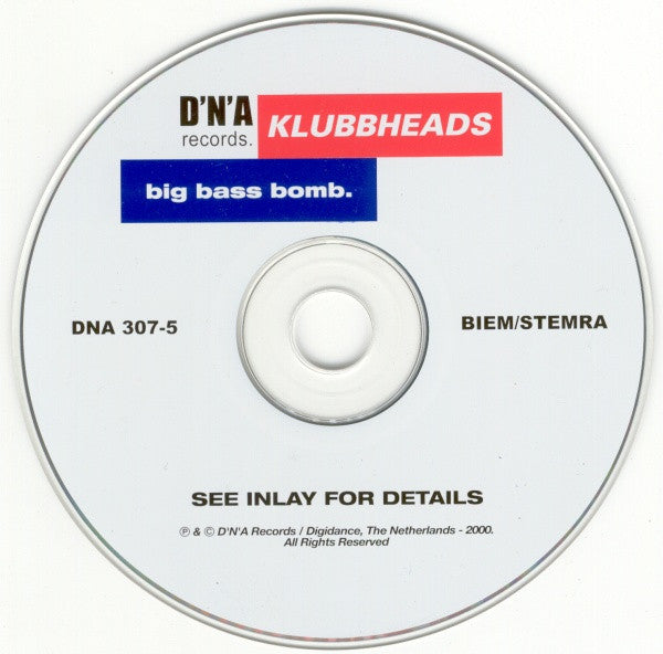 Klubbheads : Big Bass Bomb (CD, Maxi)
