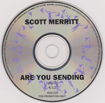 Scott Merritt : Are You Sending (CD, Single, Promo)