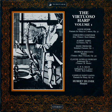 Hubert Jelinek : The Virtuoso Harp (Volume 1) (LP, RE)