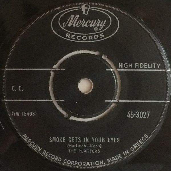 The Platters : Smoke Gets In Your Eyes (7", Single)