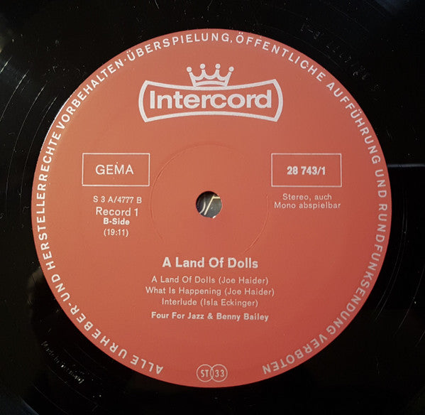 Four For Jazz & Benny Bailey : A Land Of Dolls (2xLP, Album, Gat)