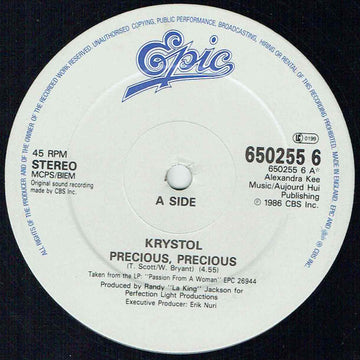 Krystol : Precious, Precious (12", Single)