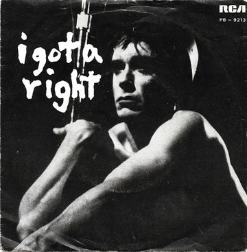 Iggy Pop : I Got A Right (7")