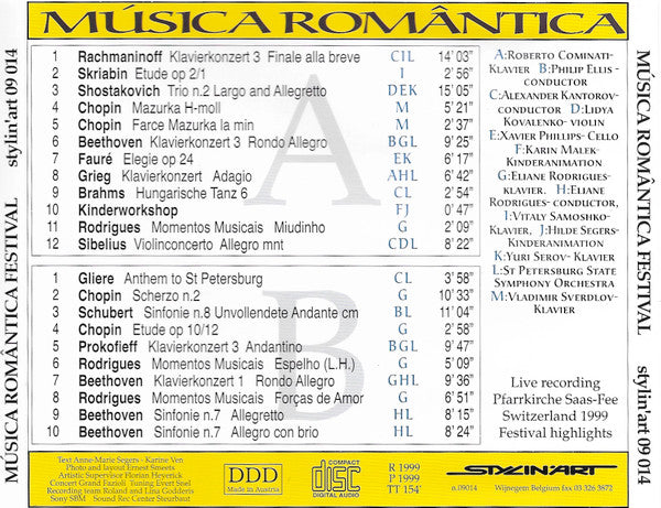 Various : Saas Fee Música Romântica (2xCD)