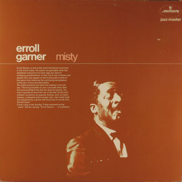 Erroll Garner : Misty (LP, Album, Mono, RE)