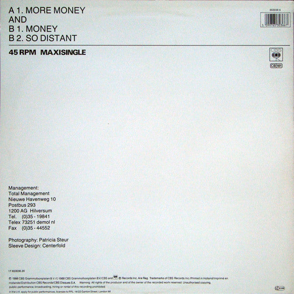 Centerfold : Money (12", Maxi)
