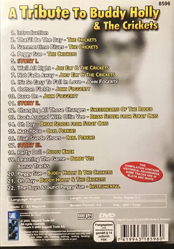 Various : A Tribute To Buddy Holly & The Crickets (DVD-V)
